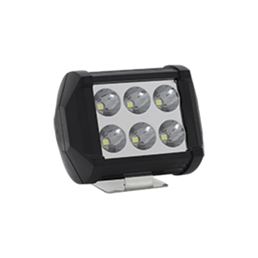 FARO AUXILIAR LED CON ESTROBO 6 LED