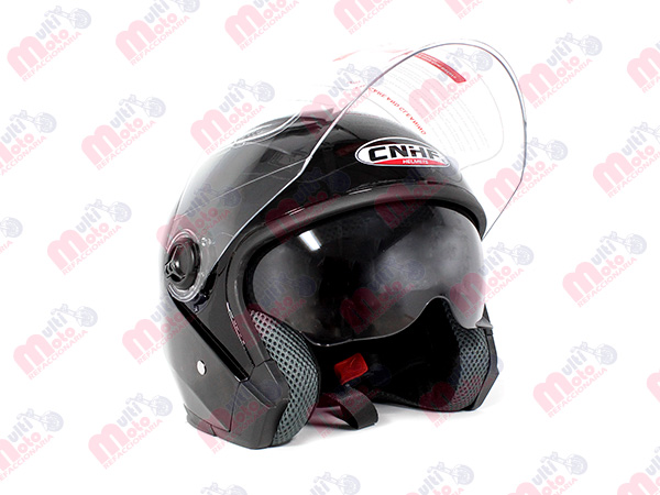 Casco Half Face double Visor MEK