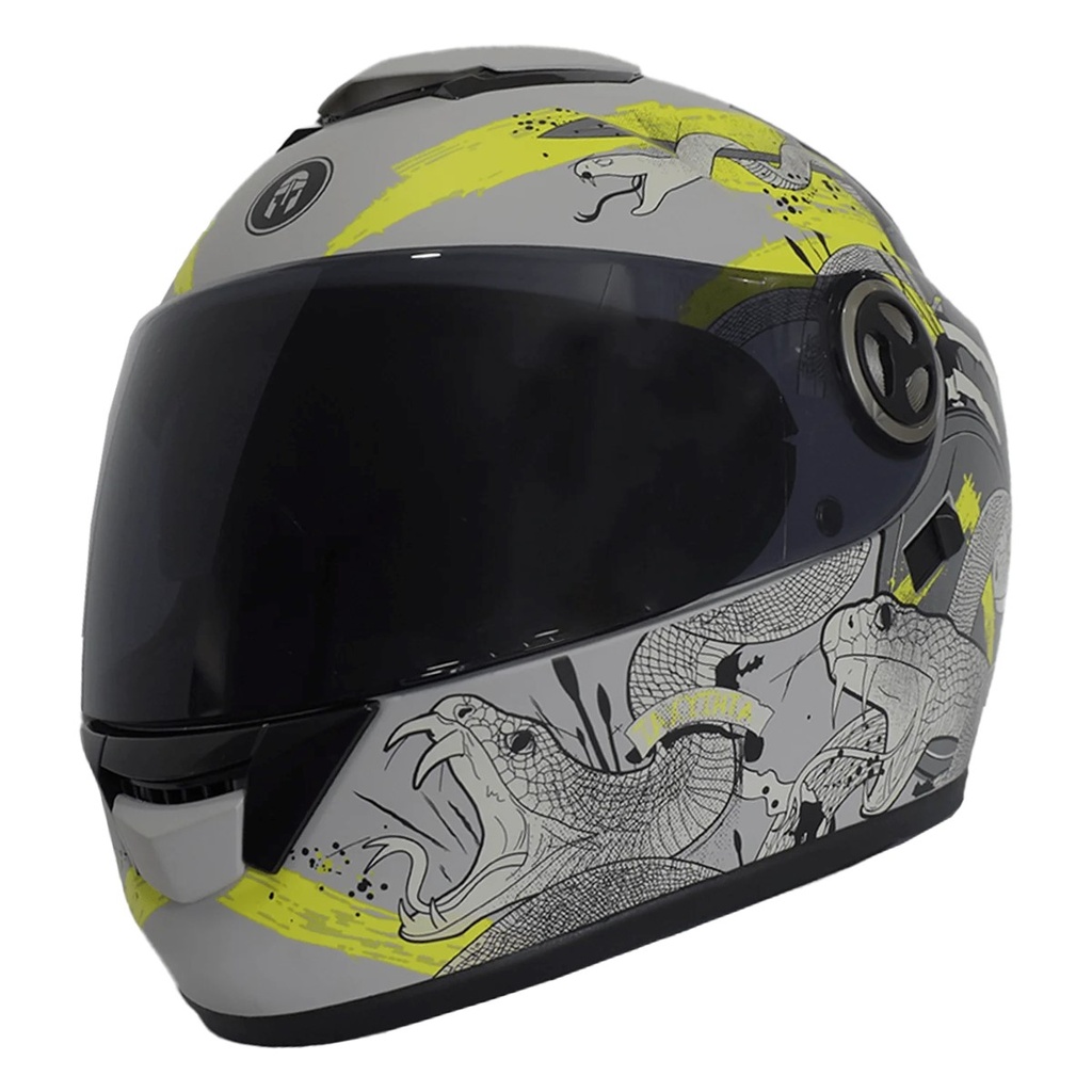 CASCO IMMORTALE RABIA VISOR SMOKE GRIS HIVIS