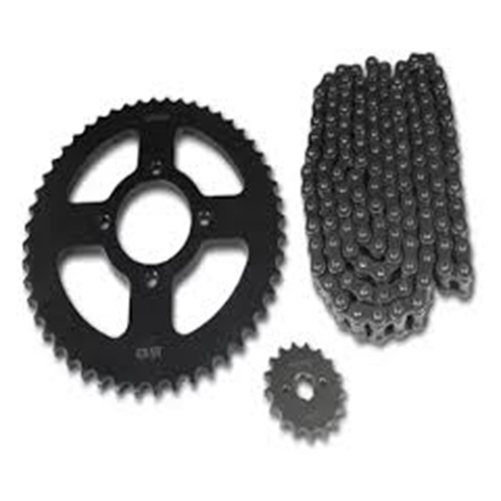 KIT DE SPROCKET CADENA REFORZADA 428H-132L SPROCKET 50T/17T VN CROSSMAX-200 19-22/VN CROSSMAX-150 20-22