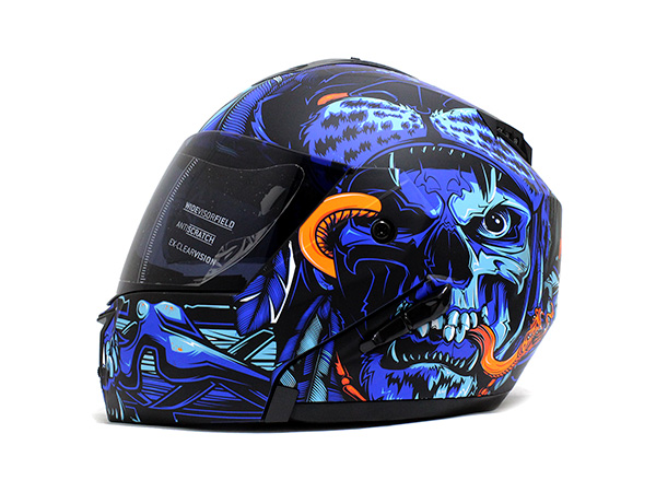 CASCO KOV STEALTH TLATOANI AZUL L