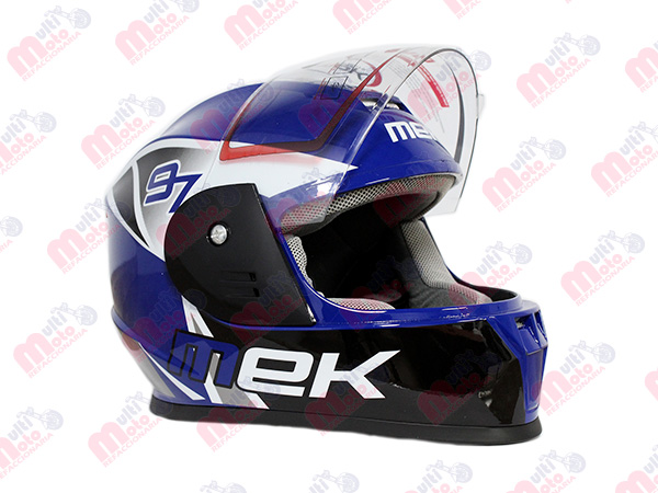 CASCO MEK R97 BLACK/BLUE