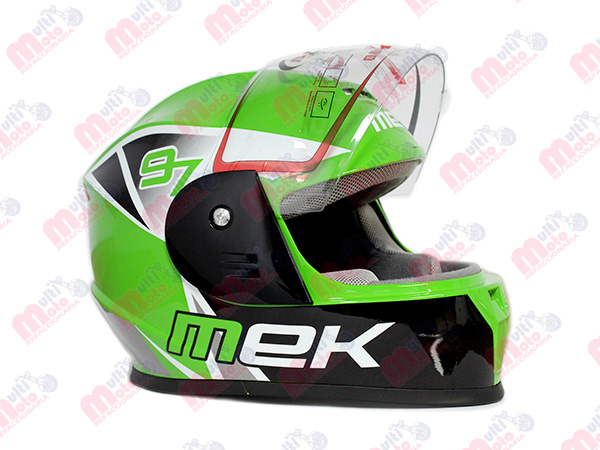 CASCO MEK R97 BLACK/GREEN