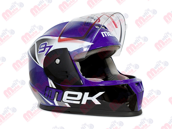 CASCO MEK R97 BLACK/PURPLE