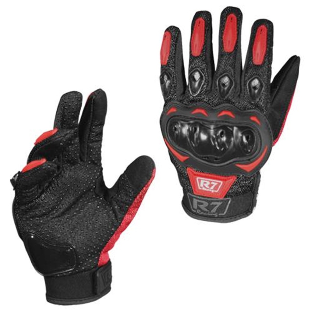 GUANTES VEL R7 RACING ROJO R7-2 TOUCH