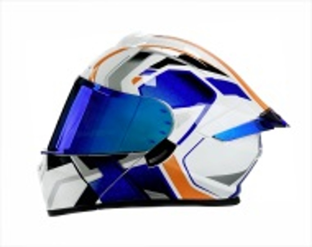 CASCO ABATIBLE IRON RACING BOTECE IR-120 DIEGO NARANJA L