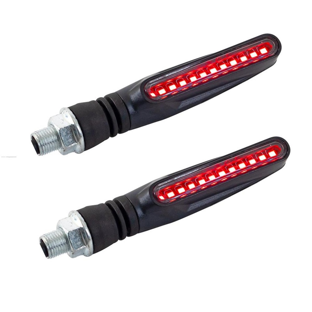 PAR DIRECCIONALES P-25 LED SECUENCIAL LUZ ROJA STALLION