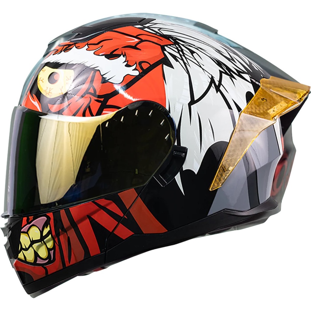 DC CASCO ZERO TWO FACES ROJO XXL