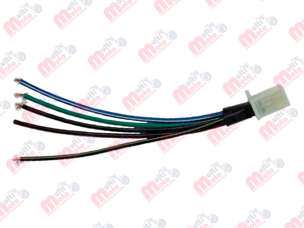 CONECTOR PARA REGULADOR 6 PUNTOS