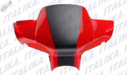 [F13011057] CUBIERTA FRONTAL NEGRO ROJO WS150