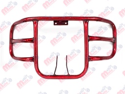 [01-DN-UN16R-JCRO] DEFENSA UNIVERSAL MOTO TRABAJO TUBO 1&quot; CAL. 16 ROJO CROMAT