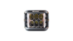 [FOB-3216-1633M] FARO AUXILIAR HYPER LEDS IR-Z06 C/ALARMA LUZ AMARILLO 12-80V 27W 3600LM