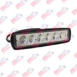 [FOB-3216-1606] FARO AUXILIAR HYPER LEDS P/MOTOCICLETA LUZ BLANCA 9-32V 18W 6000K 2300LM NEGRO