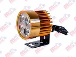 [FOB-3216-1570D] FARO AUXILIAR LEDS P/MOTOCICLETA IR1570 8-80V 4W DORADO