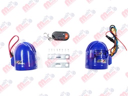 [CLA-3203-505A] AUDIO FM C/ALARMA/LEDS/USB/TF/AISLAMIENTO ACUATICO PARA MOTOCICLISTA MSD-800 AZUL