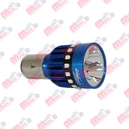 [FOC-3215-151] FOCO LED ALUMINIO P/MOTOCICLETA C/LUZ DECORATIVA IR0102 BA20D 12-80V 13W