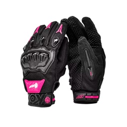 [0661787045112] GUANTE KOV DELTA NEGRO / ROSA S