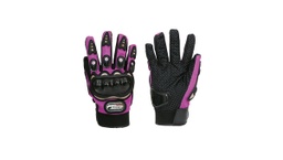 [GUA-7107-0054A] GUANTE P/ MOTOCICLISTA IRON RACING STREET MORADO TALLA XS