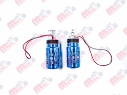 [POS-1616-0919A] JUEGO POSAPIE ALUMINIO C/LUZ MSD-819 AZUL