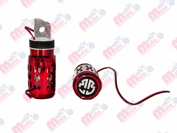 [POS-1616-0919R] JUEGO POSAPIE ALUMINIO C/LUZ MSD-819 ROJo