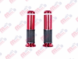 [PUÑ-1107-0400R] JUEGO PUÑOS ALUMINIO C/LUZ MSD-294 ROJO