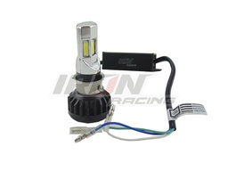 [FOB-3216-1215] KIT SUPER-LED P/MOTO H6-3 UNIVERSAL LUZ BLANCA 4000LM 25W/35W 10-30V