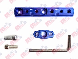 [BAS-1103-9601] BARRA DE INSTALACION EN BASE ESPEJO DE MOTOCICLETA IR9601 AZUL