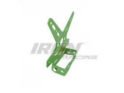 [POR-6799-0001V] PORTA-PLACA ALUMINIO DECORATIVO VERDE