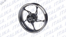 [F15030158] RIN TRAS NEGRO FILO BLANCO RT250