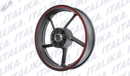 [F15030136] RIN TRAS NEGRO FILO ROJO 250SZ