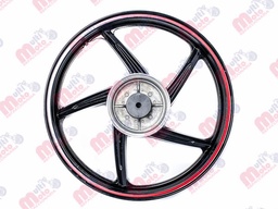 [F15030152] RIN TRAS NEGRO FILO ROJO Z 125Z 2017