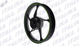 [F15030123] RIN TRAS NEGRO FILO VERDE 150Z