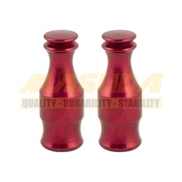 [TAP-2606-0806R] TAPON DE VALVULA DE AIRE ALUMINIO BOTELLA ROJO