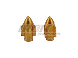 [TAP-2606-0804D] TAPON DE VALVULA DE AIRE ALUMINIO COHETE DORADO