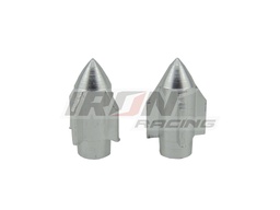 [TAP-2606-0804P] TAPON DE VALVULA DE AIRE ALUMINIO COHETE PLATA