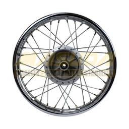 [RIM-1512-1251] RIN TRASERO 1.85 X 18 DE RAYOS CROMADO 18&quot; YBR125