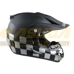 [CAS-7101-7231D] CASCO CROSS IRON RACING IR-850 DOT NEGRO MATE COMPETENCIA XL