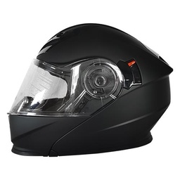 [7101-1561] CASCO ABATIBLE R7 RACING EXPERT DOBLE MICA DOT L NEGRO MATE