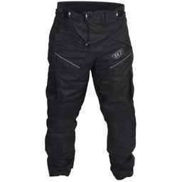 [7308-1121] PANTALON VIAJERO R7 RACING XXXL NEGRO R7-609 TEXTIL