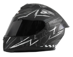 [511-TRACK-NGGRM-XL] CASCO TRACK NEGRO/GRIS