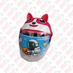 [495ACC-CAS3-RO] CASCO NIÑO ABIERTO ROJO