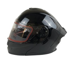 [7101-2077] CASCO ABATIBLE R7 RACING ALFA DOBLE MICA DOT XL NEGRO