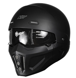 [7502305893606] KOV CASCO SPECTRUM SOLIDO NEGRO MATE L