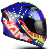 [EG-19.493.03.S] CASCO ABATIBLE BOSS MAX  AZUL    L