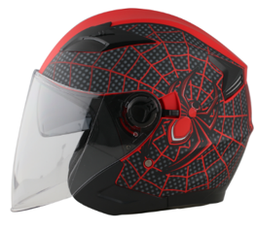 [M-34MM1.3] CASCO SEMI INTEGRAL MILES MORALES MATE L