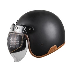 [7502305891435] KOV CASCO CLASSIC SOLIDO NEGRO MATE L