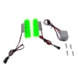 [20-5111-001] LUZ ESTROBO VERDE/VERDE SET 12V