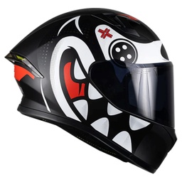 [7502305897505] KOV CASCO PIXEL CRAZY BLANCO M