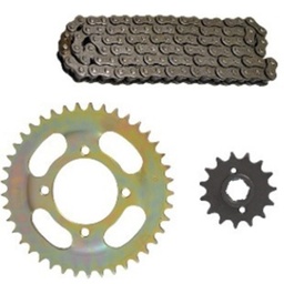 [KSP-IR29] KIT DE SPROCKET CADENA REFORZADA 428H-104L SPROCKET 41T/15T