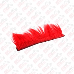 [MZ-1292-RJ] Mohicana pelo sintético rojo